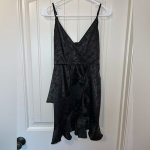 Altar'd State Black Asymmetrical Dress